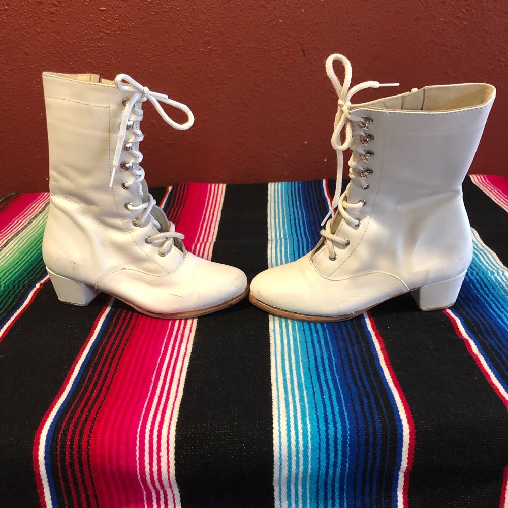 Girls Adelita folklorico dance shoes/boots